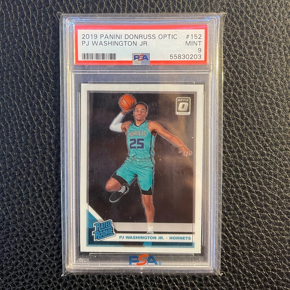 P.J Washington Jr Rated Rookie PSA 9 Card